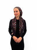 Floral plum Tyedheadscarves