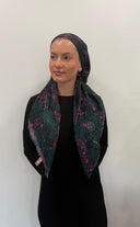 Midnight Bloom Tyedheadscarves
