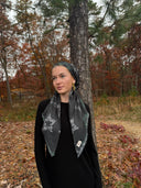 Green star headscarf Tyedheadscarves