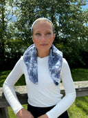 Blue toile’ Headscarf