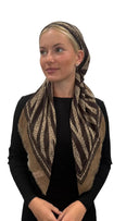 Brown zebra Tyedheadscarves