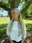 Blossom skinny scarf Tyedheadscarves