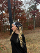 B/w Bandana Tyedheadscarves