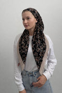 Mocha Bloom Pretied Tyedheadscarves