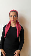 Solid pink Headscarf