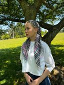 Summer plaid Tyedheadscarves