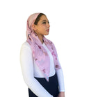 Mauve butterfly Headscarf