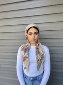 Vintage toile’ Headscarf