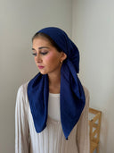 Texture blue Headscarf