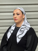 Rope white Headscarf