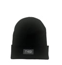 Black cuffed beanie