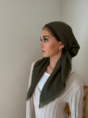 Khaki Headscarf