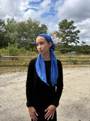 Blue ombre headscarf Tyedheadscarves