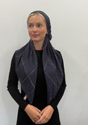 Grey lined Tyedheadscarves