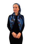 Color on denim Tyedheadscarves