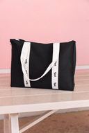 Black/white Tyed tote bag pre-order Tyedheadscarves