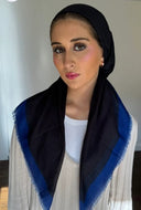 Blue border Headscarf