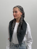 Grey leopard Tyedheadscarves