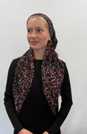Multi red floral Tyedheadscarves