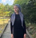 Houndstooth headscarf Tyedheadscarves