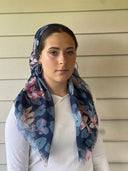 Denim garden Headscarf