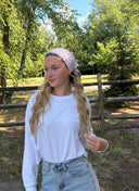 Nude leopard bandana Tyedheadscarves