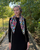 Pink paradise headscarf Tyedheadscarves