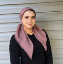 Mauve solid Headscarf