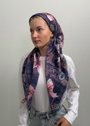Pink bow Tyedheadscarves