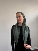 Sage green headscarf Tyedheadscarves