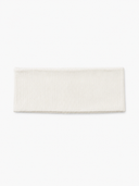 Wide white ribbed band Tyedheadscarves