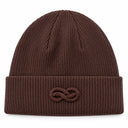 Brown infinity Cuffed Beanie Tyedheadscarves