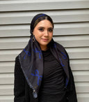 Blue bows  Headscarf