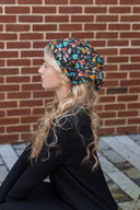 Floral winter bandana Tyedheadscarves