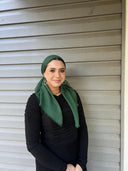 Green solid Headscarf