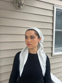 Off white shimmer Headscarf