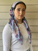 Garden Blue Headscarf