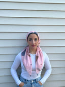 Mauve/Colored Hearts Headscarf