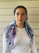 The Miami blue Headscarf