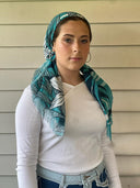 The Miami teal Headscarf