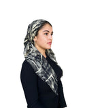 Spackled beige/black Headscarf