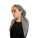 Grey Shimmer Headscarf