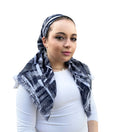 Spackled black Headscarf