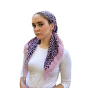 Pink cheetah Headscarf